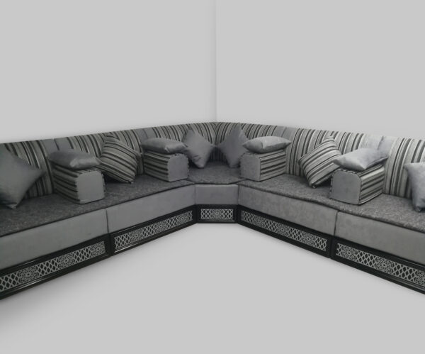 Malibu Stripe York Grey - Image 4
